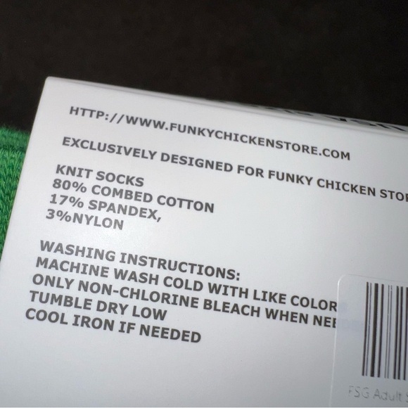 3/$25 🍄 Funky Chicken Key West Mile Zero Rooster Socks Size 9-13 NEW - Picture 3 of 6